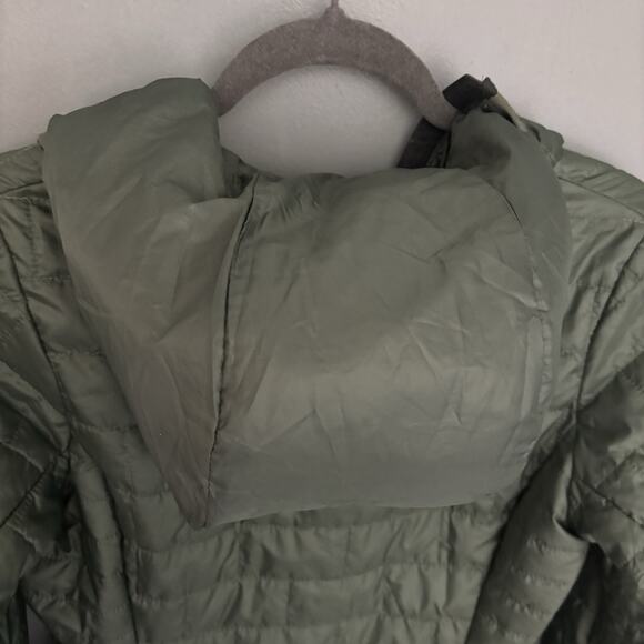 Patagonia Women’s Nano Puff Fitz Roy Trout Hoody Small Hemlock Green 84465 HMKG - Picture 11 of 16